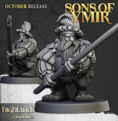 Dwarf Pikeman pose 3