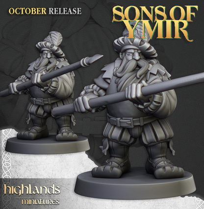 Dwarf Pikeman pose 4