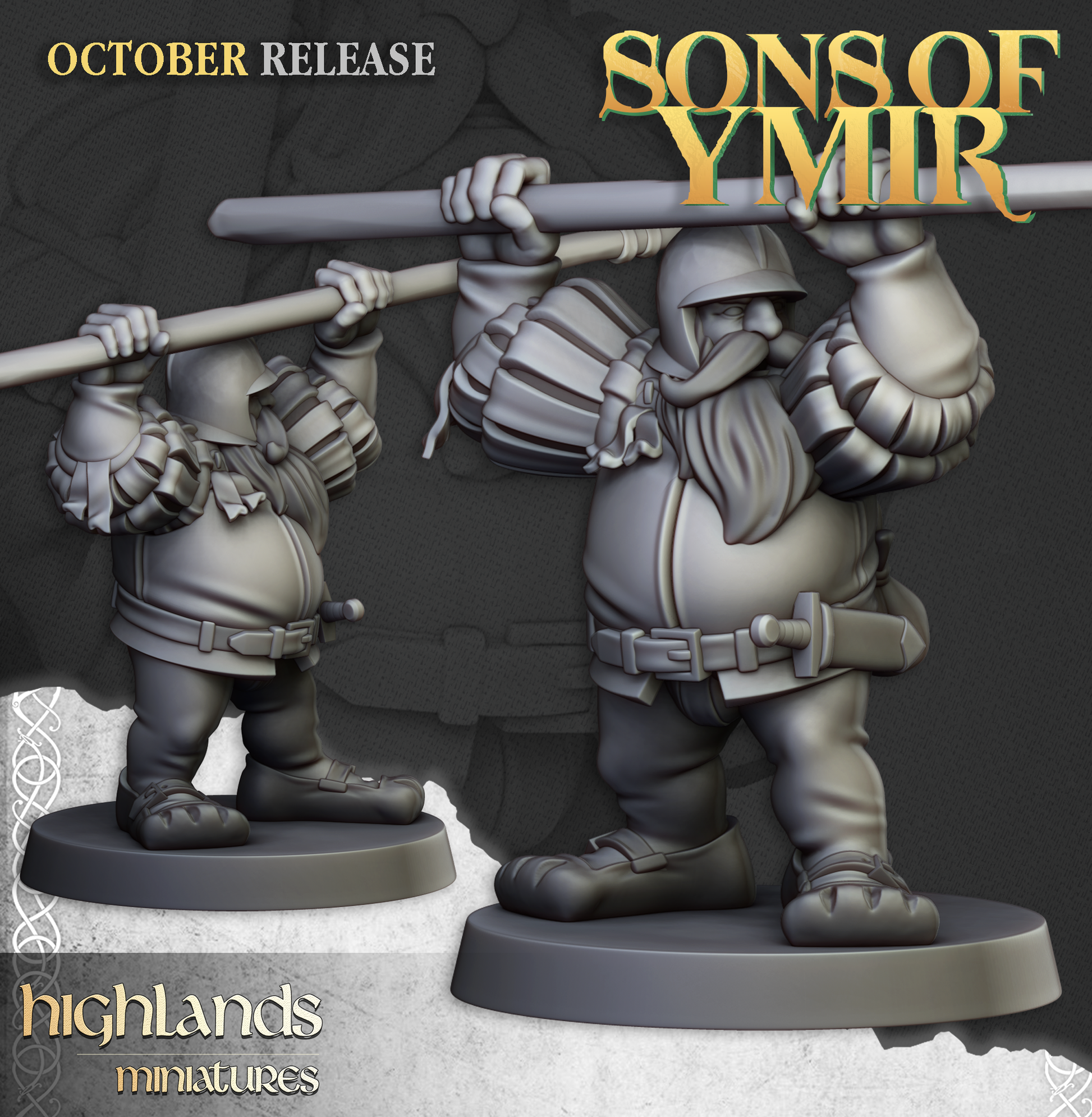 Dwarf Pikeman pose 5