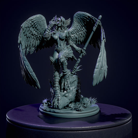Harpy Swarm - Kyrin | NSFW or SFW | Resin 3D Printed Pinup | Ronin Arts Workshop