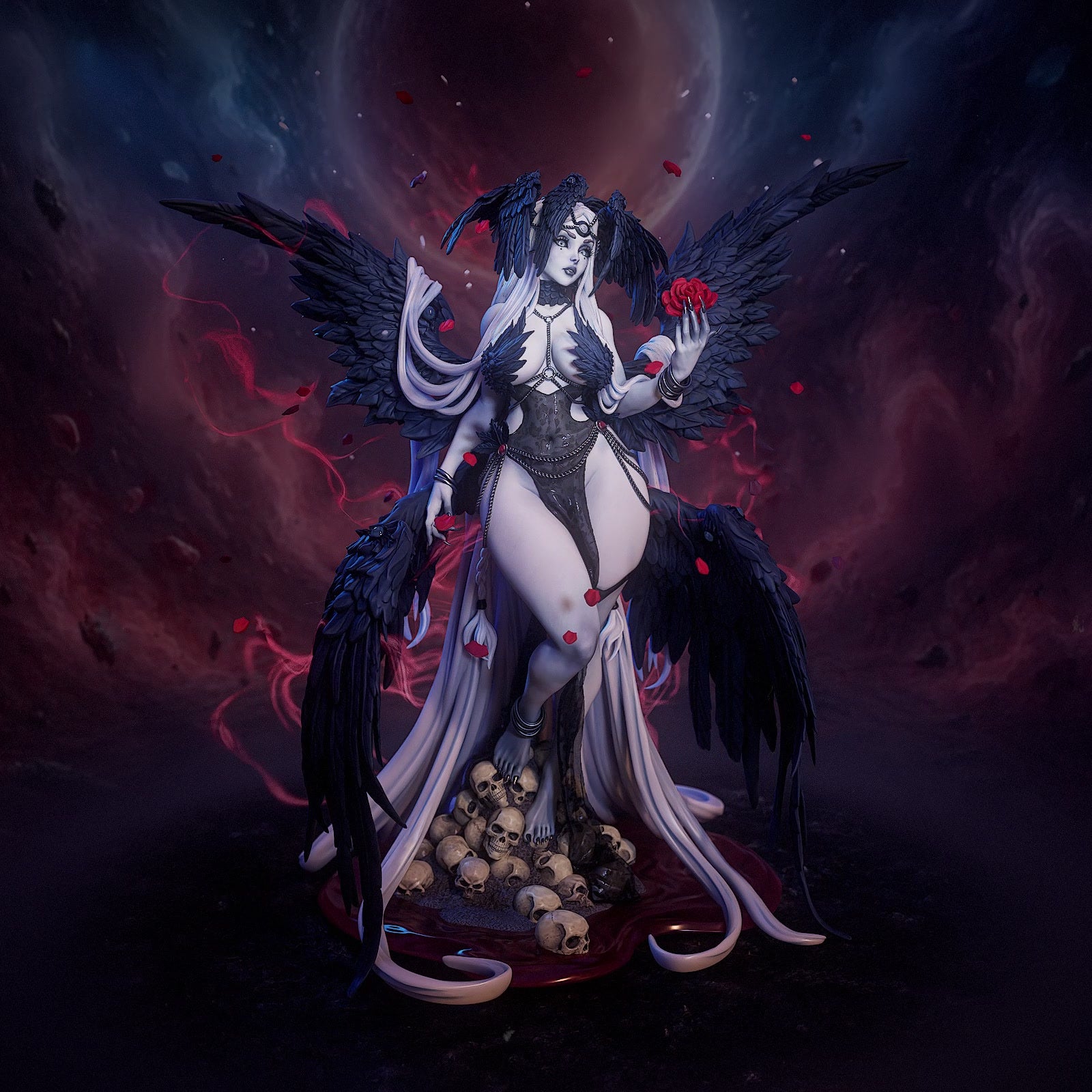 Guravael, Angel of Death colour turntable by Ronin Arts