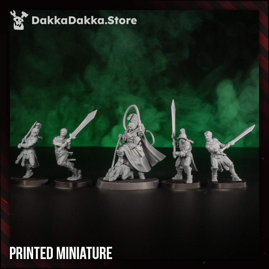 Ignomenioness Squad unpainted printed resin test miniatures
