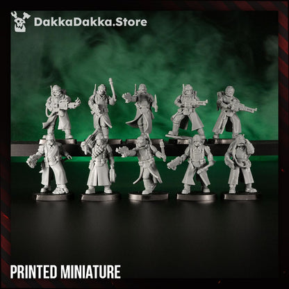 Doomsday Corps of Engineers resin build kit parts, 28-32mm Astra Militarum proxy