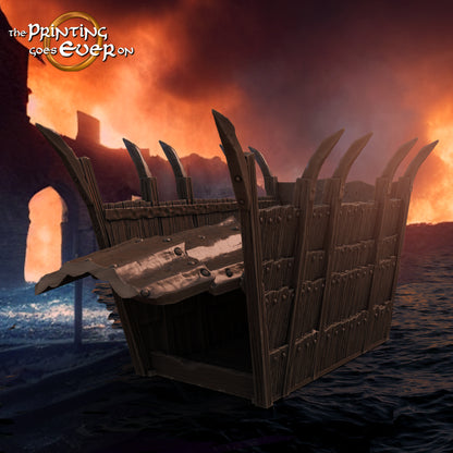 Assault Raft | Siege of Osthold | MESBG | The Printing Goes Ever On