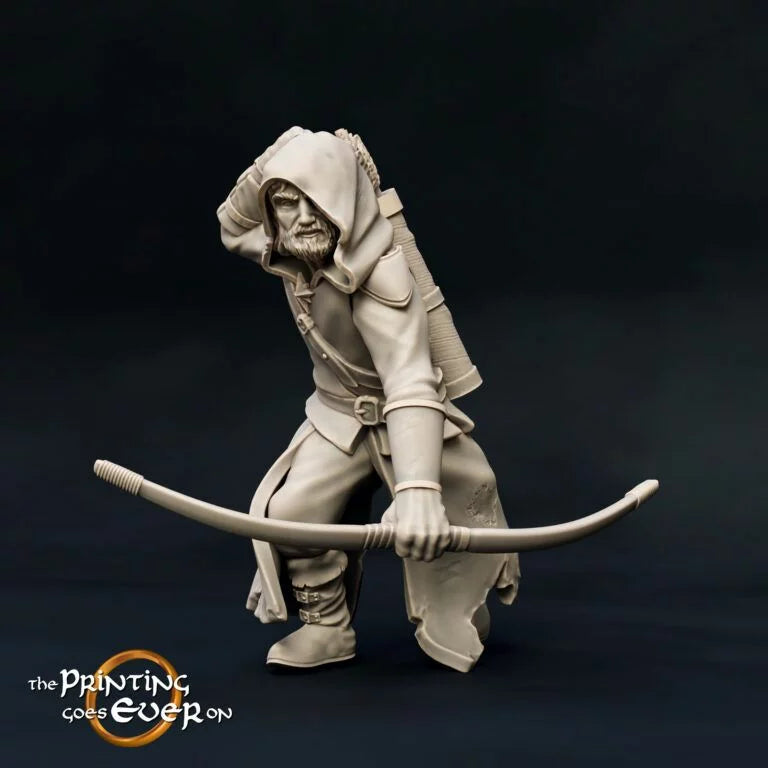 Rangers with Bows  | The Ashen Rangers | MESBG | The Printing Goes Ever On