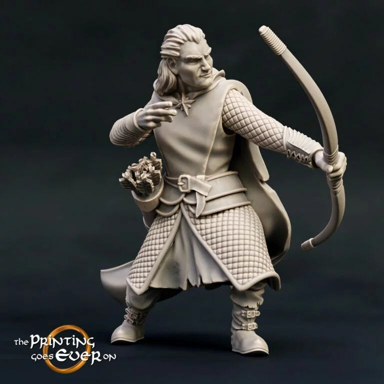 Rangers with Bows  | The Ashen Rangers | MESBG | The Printing Goes Ever On