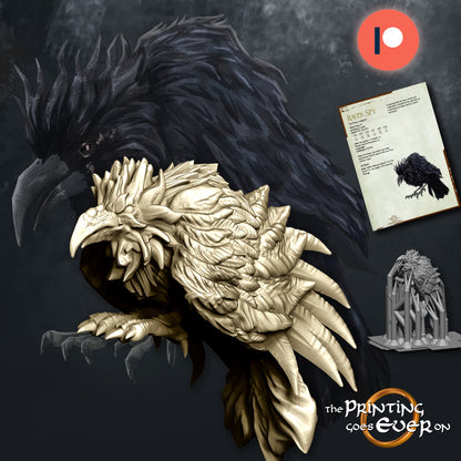 Raven Spies with Sinister Tree | Into the Mountains | MESBG | The Printing Goes Ever On