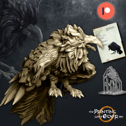 Raven Spies with Sinister Tree | Into the Mountains | MESBG | The Printing Goes Ever On