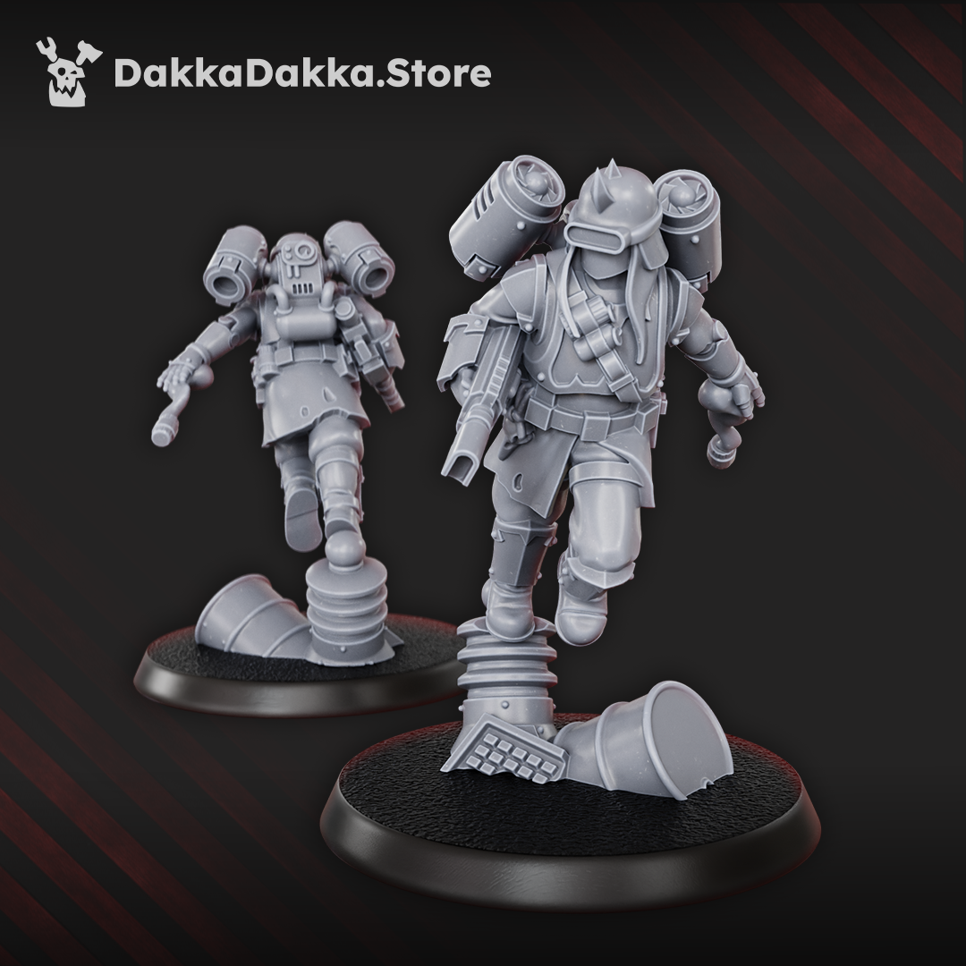 Ravenswatch Cultist knifefighter miniature, beaked mask, 32mm resin by Dakka Dakka Store