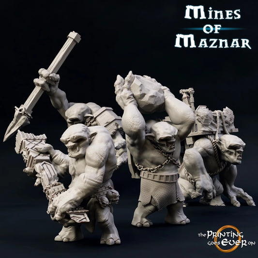 Cave Trolls | Mines of Maznar | MESBG | The Printing Goes Ever On