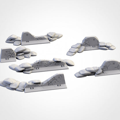 Street Barricades | Scatter Terrain | Txarli Factory   | Table Top Gaming
