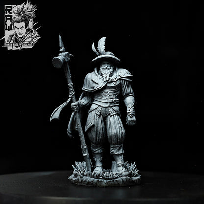 Lancer Patricio | Galisantio Lancers | 28mm-120mm Scale | Resin 3D Printed Miniature | Ronin Arts Workshop