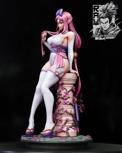 Hanny Bunny | Clothed or Nude | Resin 3D Printed Pinup | Ronin Arts Workshop