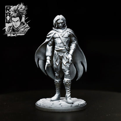 Leon The Specialist | The Shadewalkers | 28mm-120mm Scale | Resin 3D Printed Miniature | Ronin Arts Workshop