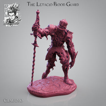 Demon Knight Claudio | Mutated Demon Knights | 28mm - 120mm Scale | Resin 3D Print | Miniature | Pathfinder| DND  | Ronin Arts Workshop