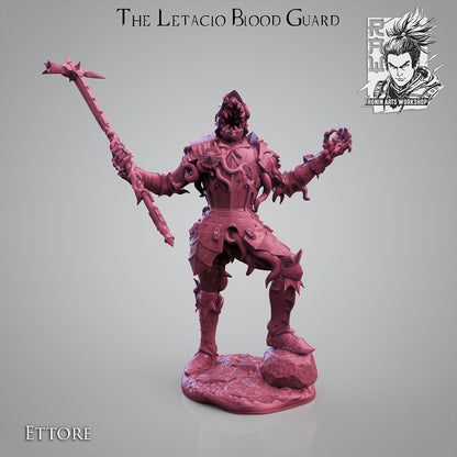 Demon Knight Ettore | Mutated Demon Knights | 28mm - 120mm Scale | Resin 3D Print | Miniature | Pathfinder| DND  | Ronin Arts Workshop