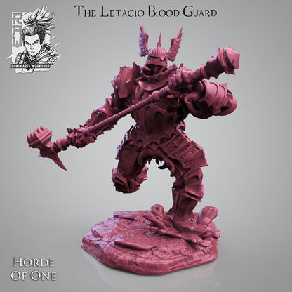 Demon Knight - Horde of One | Mutated Demon Knights | 28mm - 120mm Scale | Resin 3D Print | Miniature | Pathfinder| DND  | Ronin Arts Workshop
