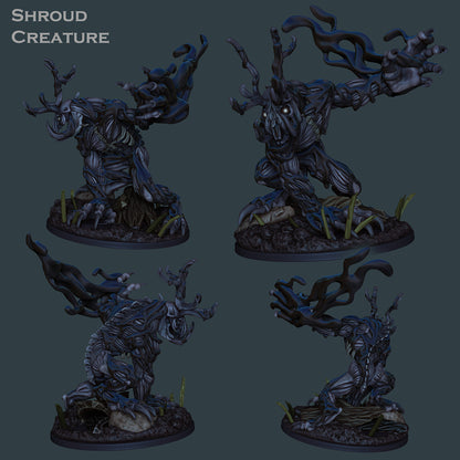 Shroud Creature - Shadow Monster | Mutated Demon Knights | 28mm - 120mm Scale | Resin 3D Print | Miniature | Pathfinder| DND  | Ronin Arts Workshop