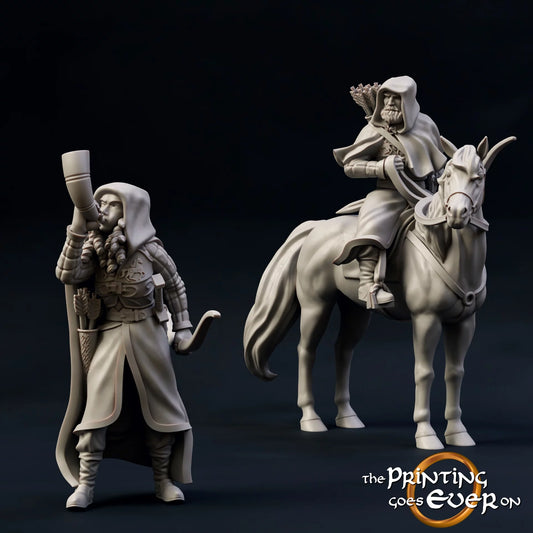 Ridermercia Skirmisher – On Foot and Mounted | Realm of the Horse Earls | MESBG | The Printing Goes Ever On