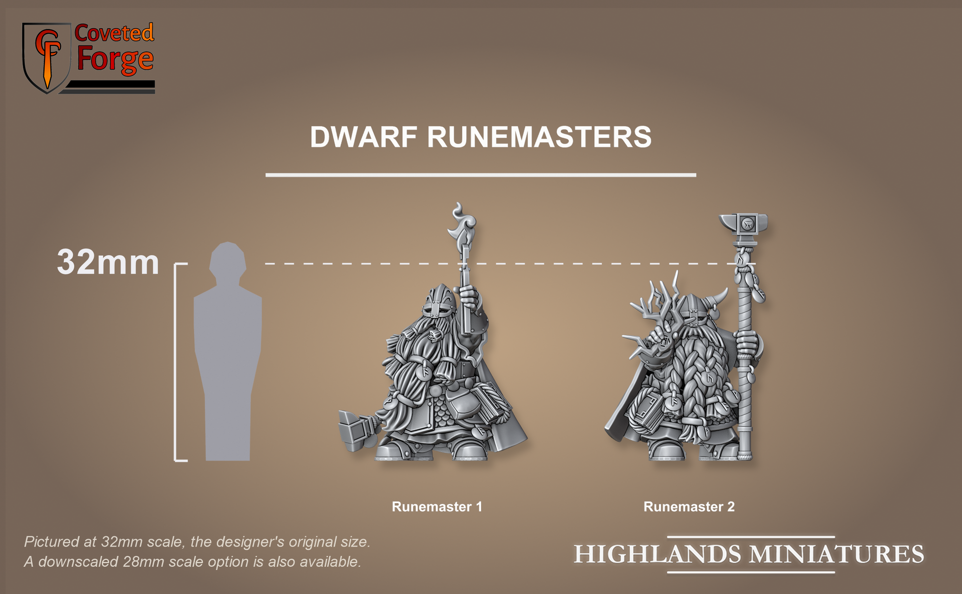 Dwarf Runemasters scale comparison