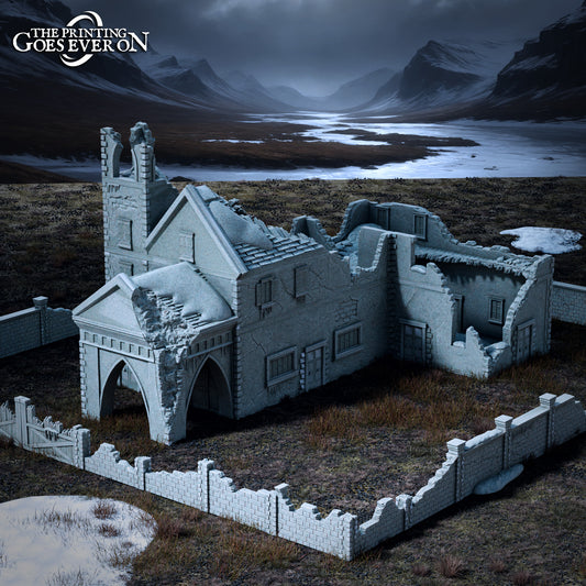 Ruined Farm Estate Terrain | Tales of the Northern Kingdom | MESBG | The Printing Goes Ever On