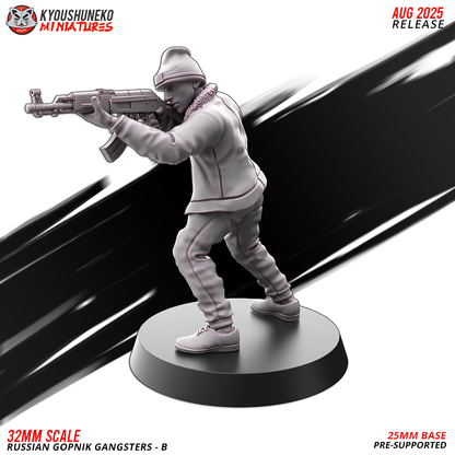Russian Gopnik Gangsters Model B5, designer render by Kyoushuneko Miniatures.