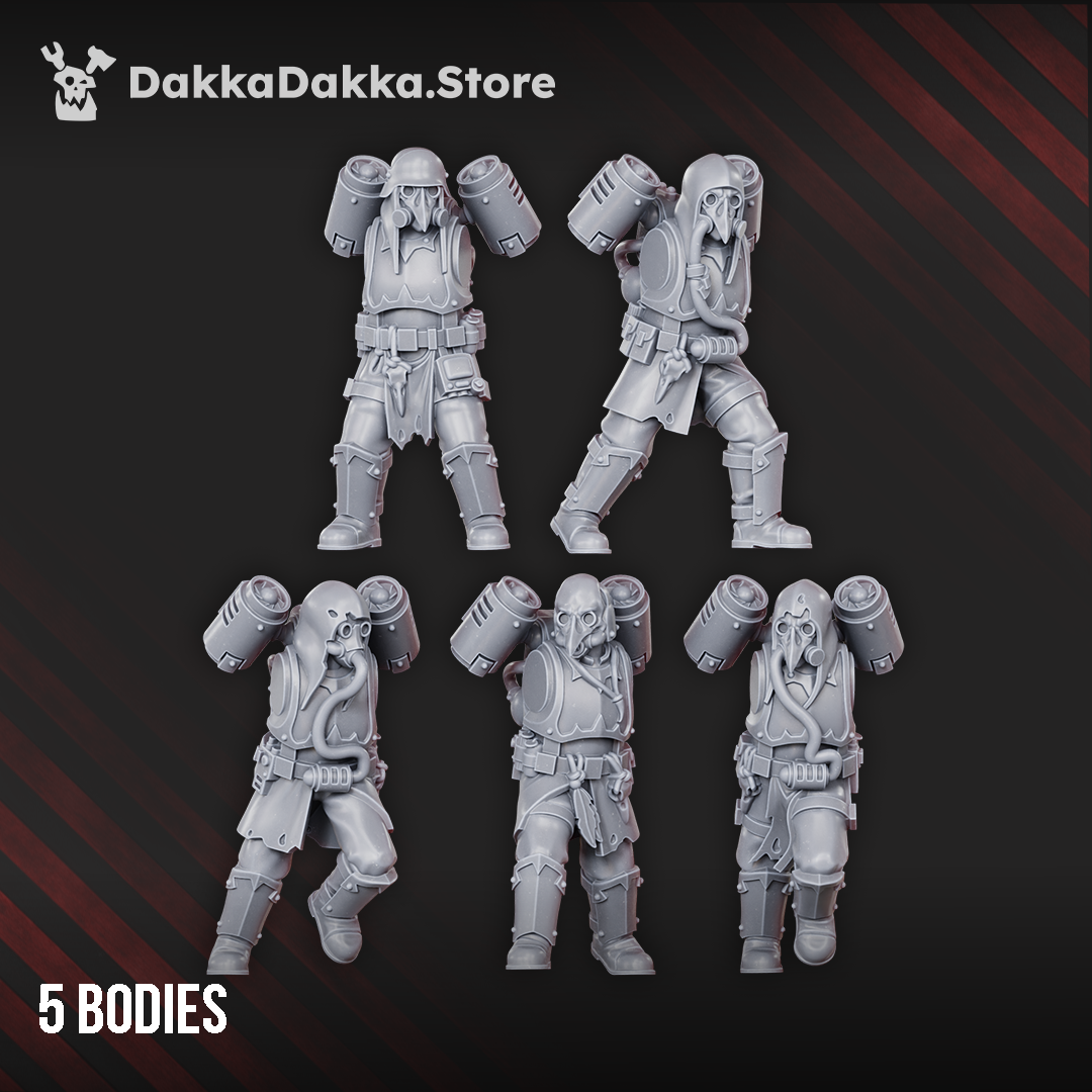 Ravenswatch Cultists weapon bits, 32mm resin, Dakka Dakka Store