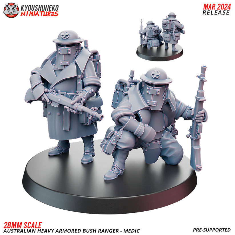 Australian Heavy Armored Bush Ranger - Medic Team – Coveted Forge