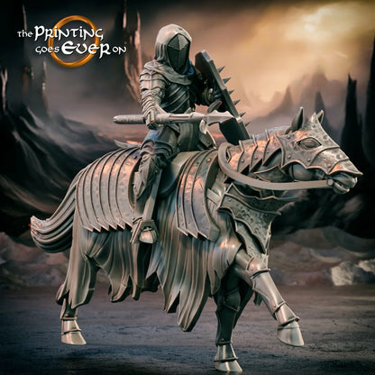 Shadow Knights – Mounted | Gates of Evil | MESBG | The Printing Goes Ever On