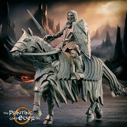 Shadow Knights – Mounted | Gates of Evil | MESBG | The Printing Goes Ever On