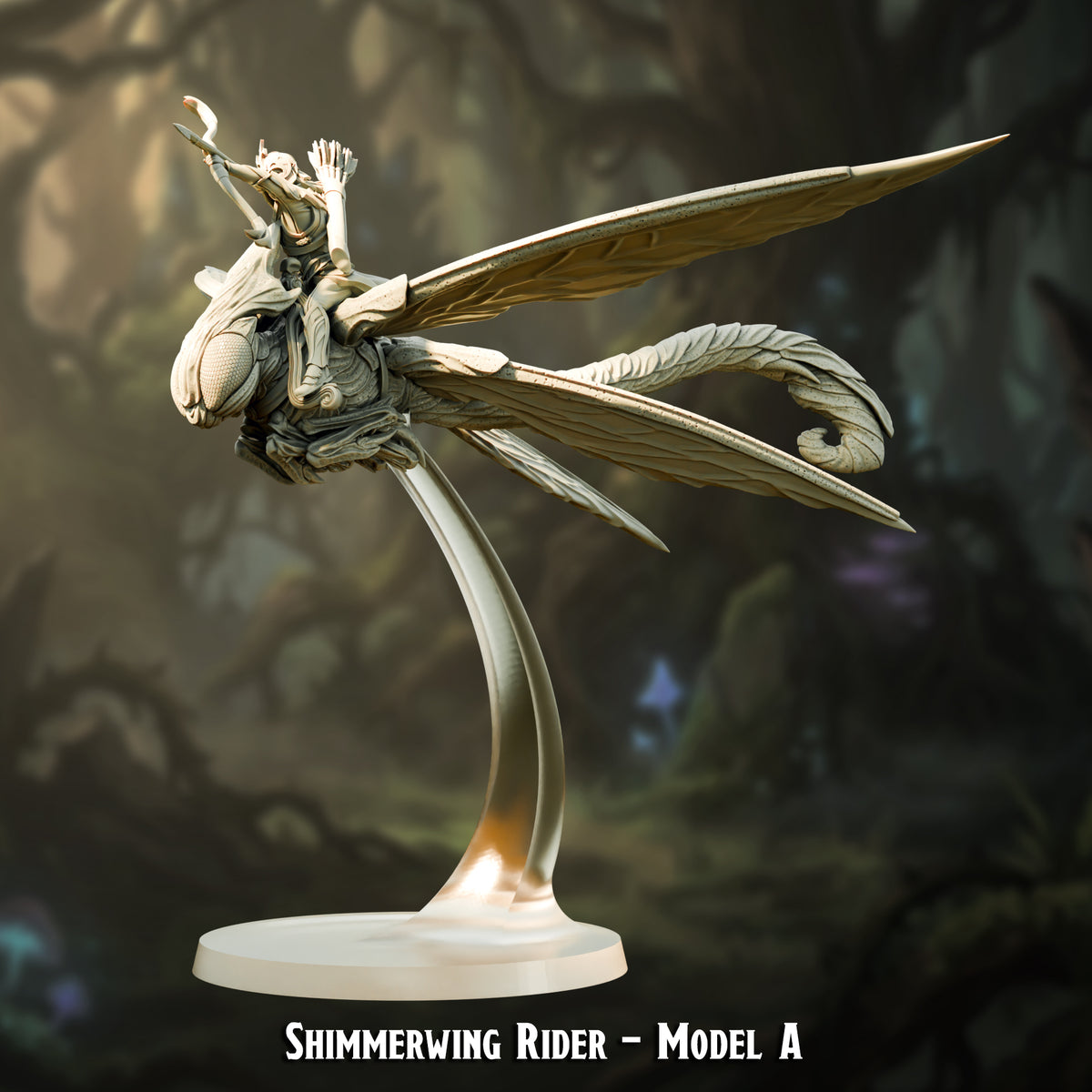 Shimmerwing Rider Model A on its shimmerwing, The Printing Goes Ever On render