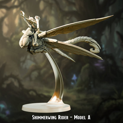 Shimmerwing Rider Model A on its shimmerwing, The Printing Goes Ever On render
