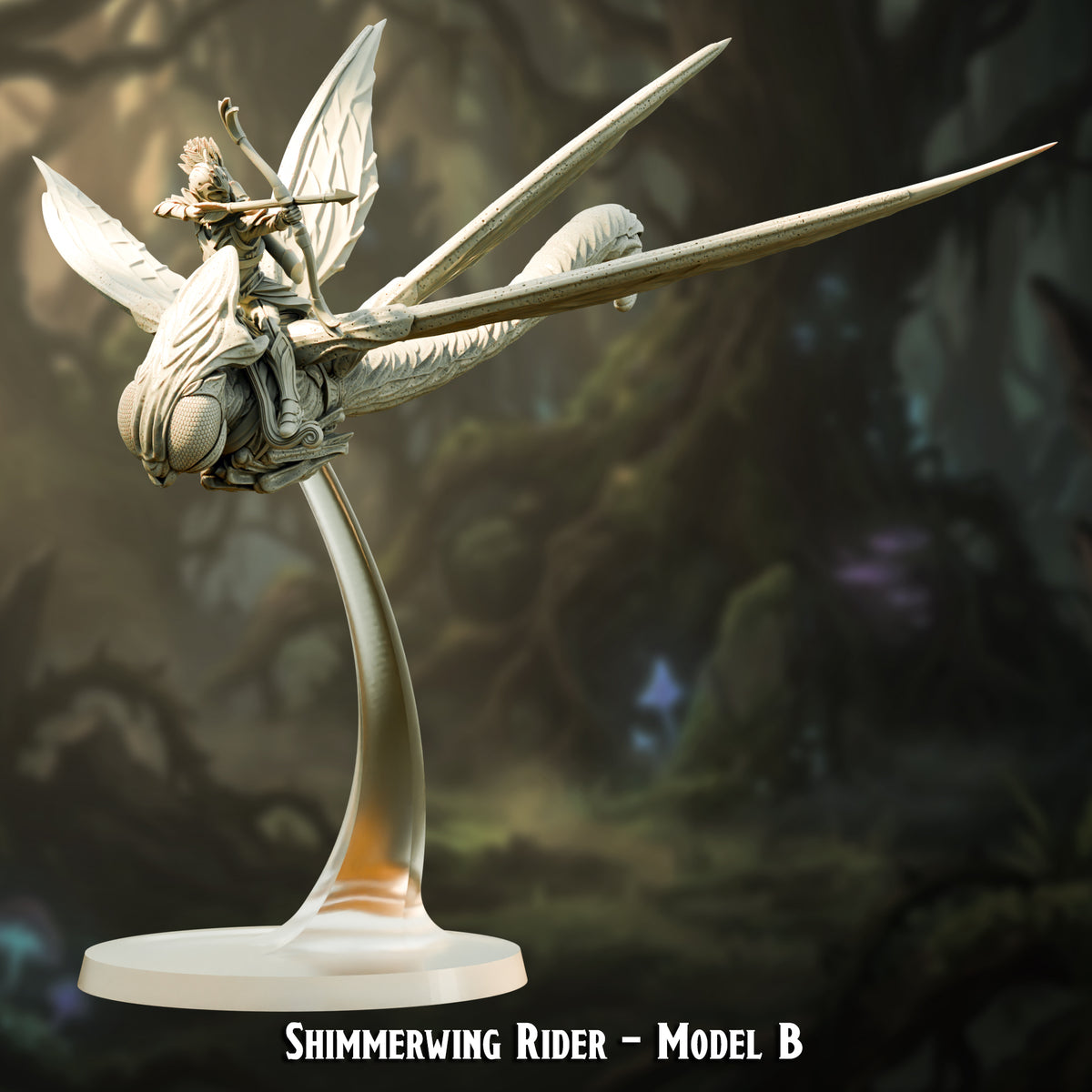 Shimmerwing Rider Model B on its shimmerwing, The Printing Goes Ever On render