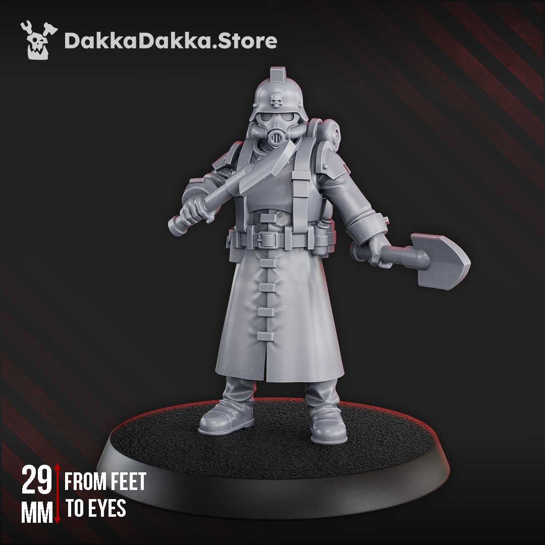 Shovel Warrior | 3rd Death Division | DakkaDakka.Store