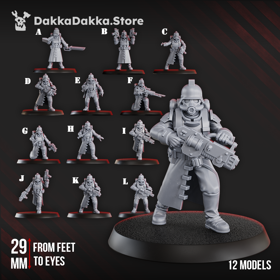 3rd Death Division Infantry (Pre-Assembled) | 3rd Death Division | DakkaDakka.Store