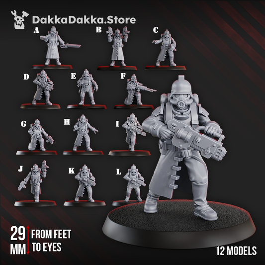 3rd Death Division Infantry (Pre-Assembled) | 3rd Death Division | DakkaDakka.Store