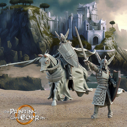 Swan Prince – On Foot and Mounted | Allies and Fiefs | MESBG | The Printing Goes Ever On