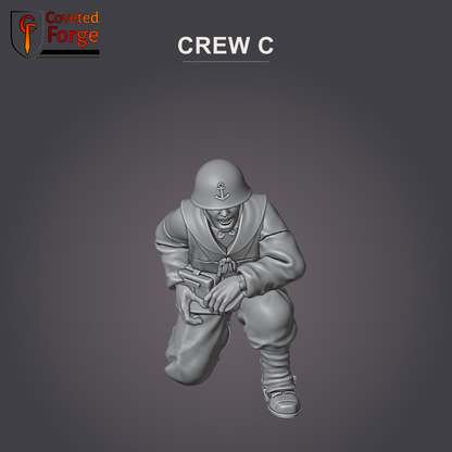 Type 1 47mm anti-tank gun crew C