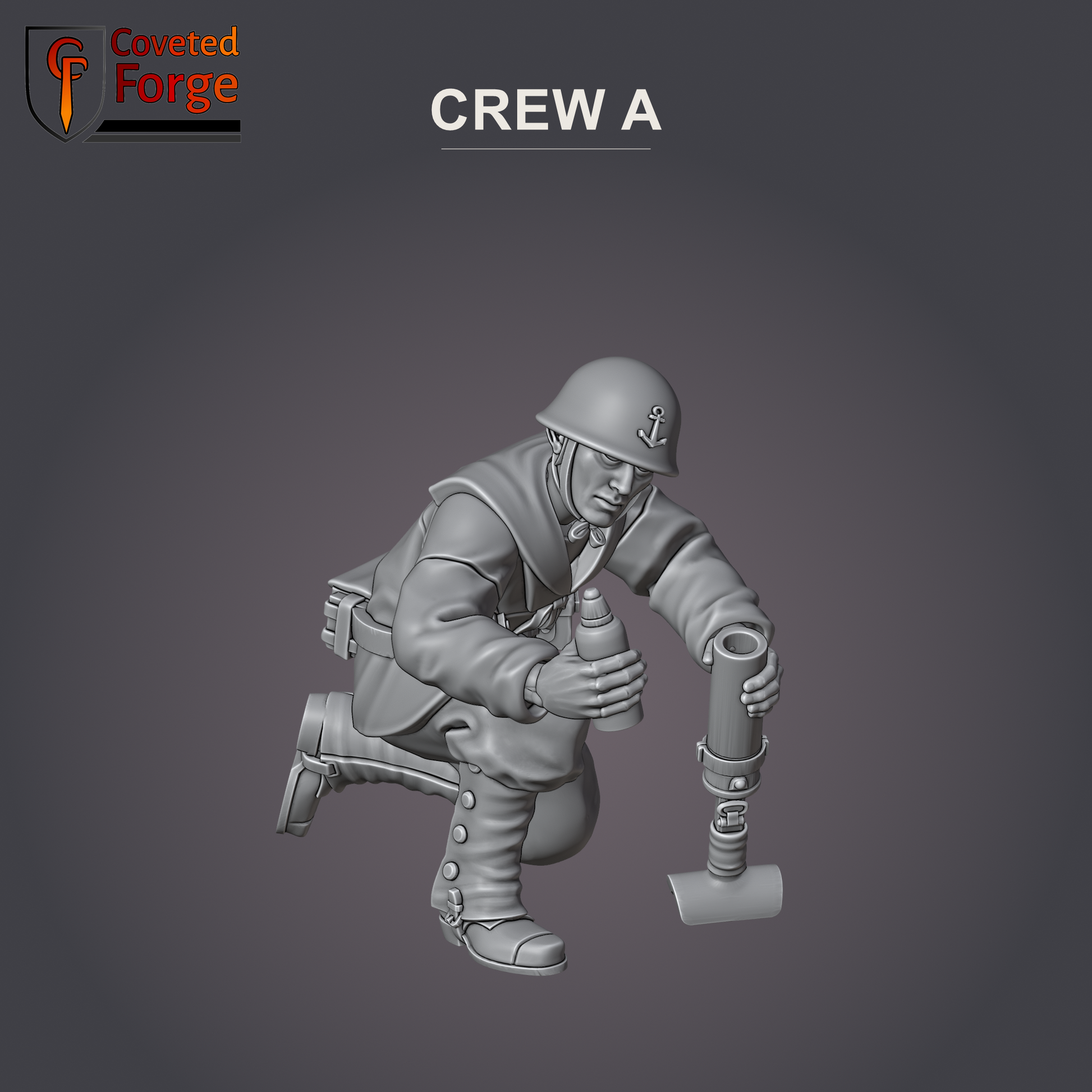 Type 89 knee mortar crew A