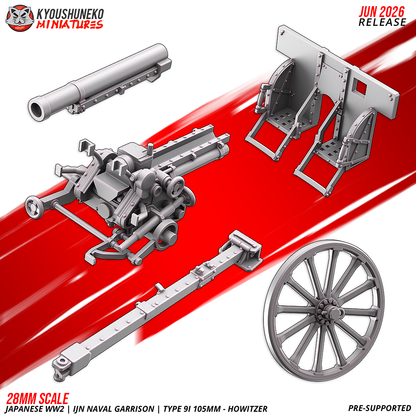 Type 91 105mm howitzer crew detail