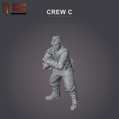 Type 91 howitzer crew C