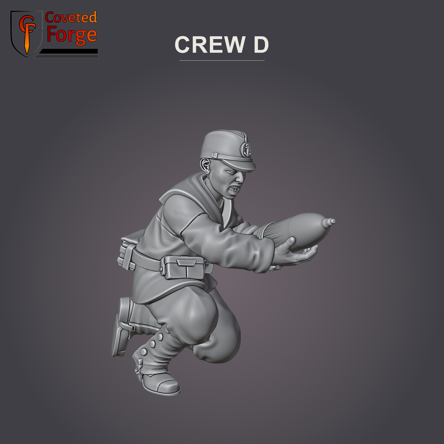 Type 91 howitzer crew D