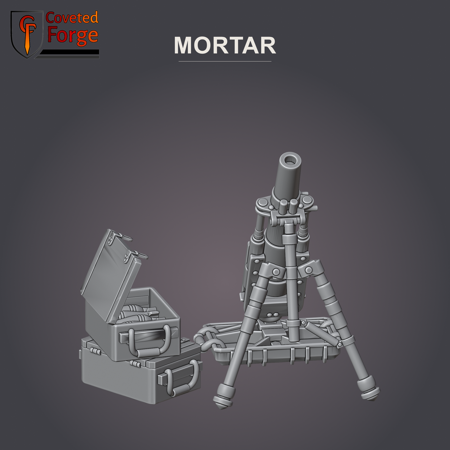 Type 94 90mm heavy mortar, gun only