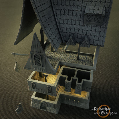 Pirate Tavern Terrain | Pirates of the Eastern Seas | MESBG | The Printing Goes Ever On