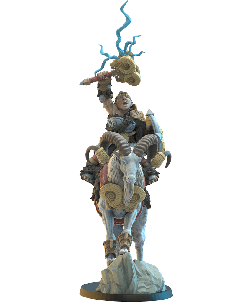 Thorin The Thunder on Cernunnos | Niavellir Dwarves | Lost Kingdom Miniatures