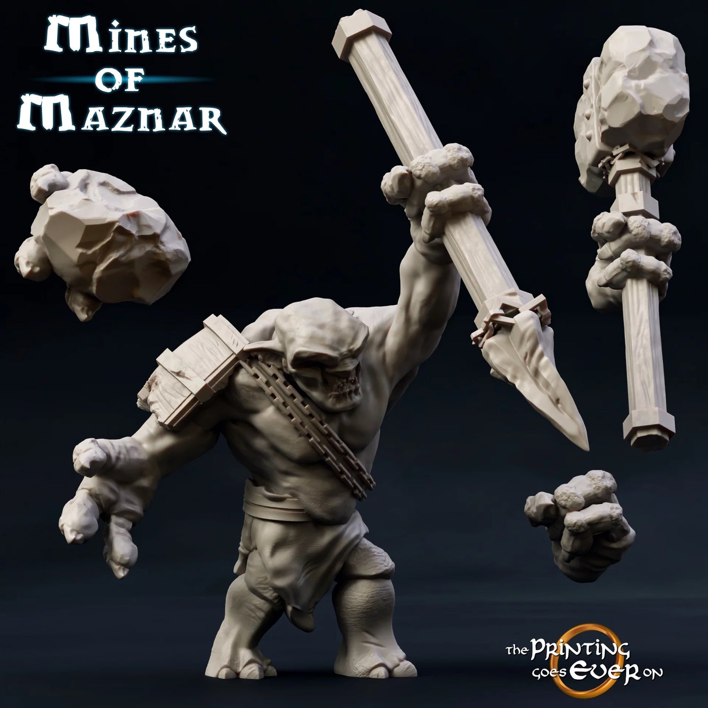 Cave Trolls | Mines of Maznar | MESBG | The Printing Goes Ever On