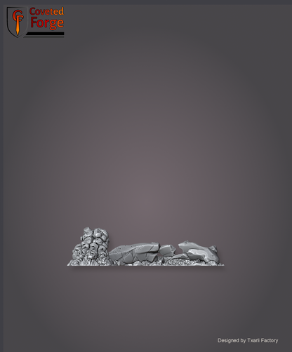 Dead giant mammoth front leg, second variant, Txarli Factory scatter terrain.