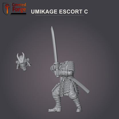 Umikage Escort C, katana, with separate head bit
