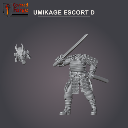Umikage Escort D, katana, with separate head bit