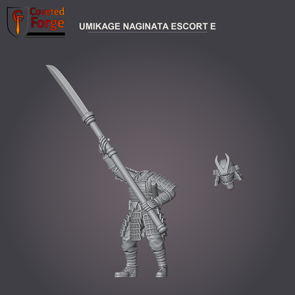 Umikage Escort E, naginata, with separate head bit